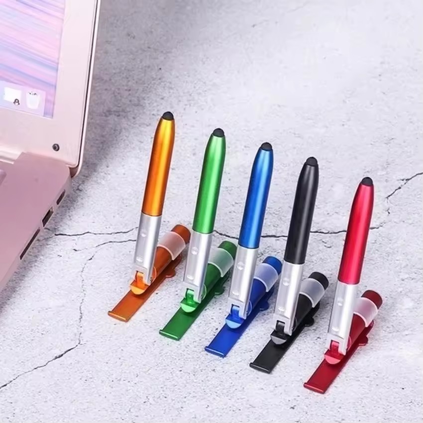 Writing Tools - 4가지 기능을 갖춘 다용도 볼펜: LED