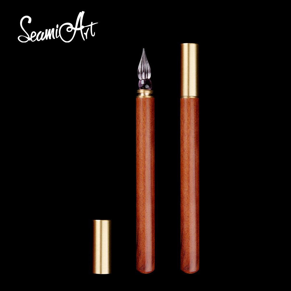 SeamiArt 1pc 서예 학생을위한 나무 손잡이 유 - Writing Tools 리뷰 및 가격