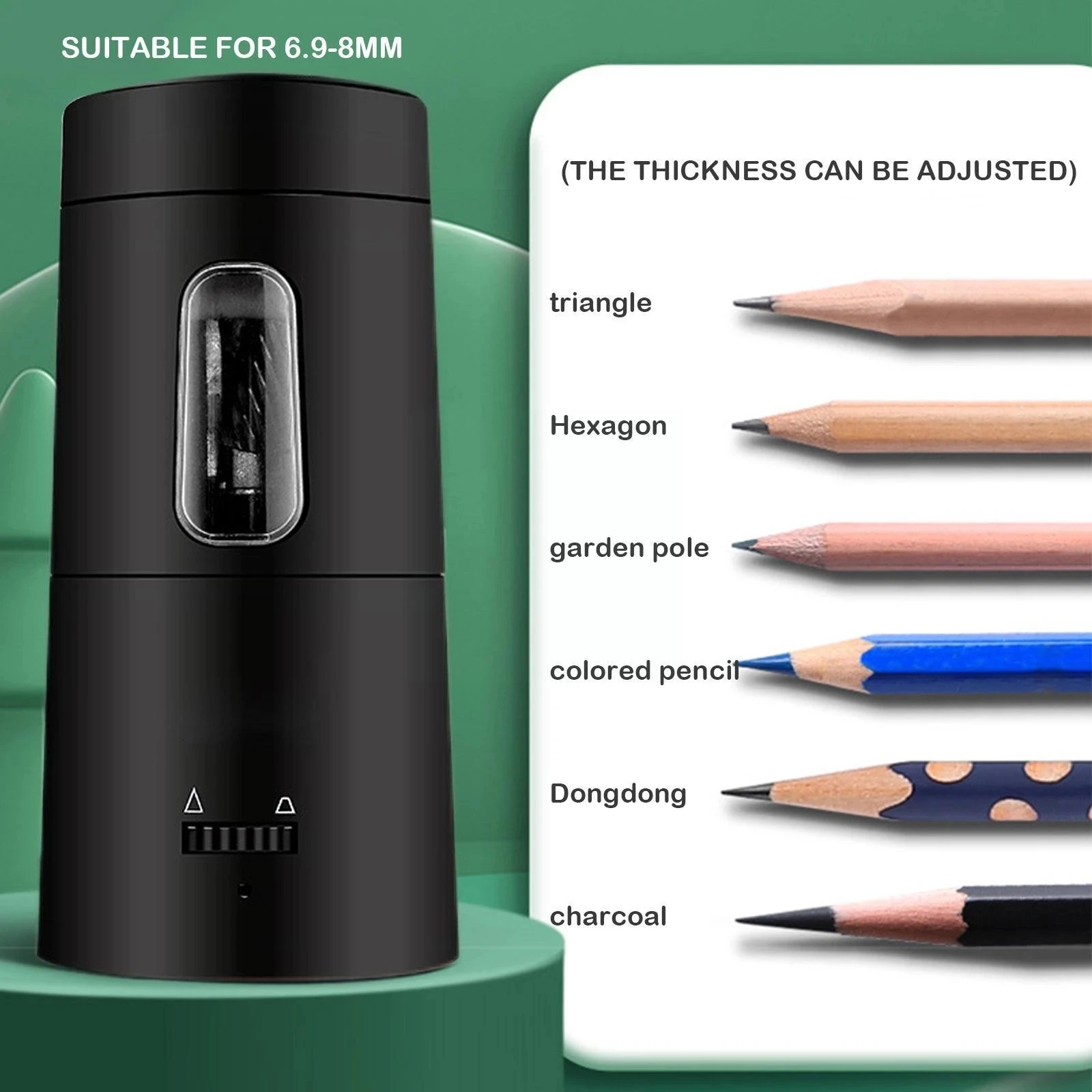 창의적인 디자인의 자동 전기 연필깎이, USB 충전,  - Electric Pencil Sharpener Usb 리뷰 및 가격