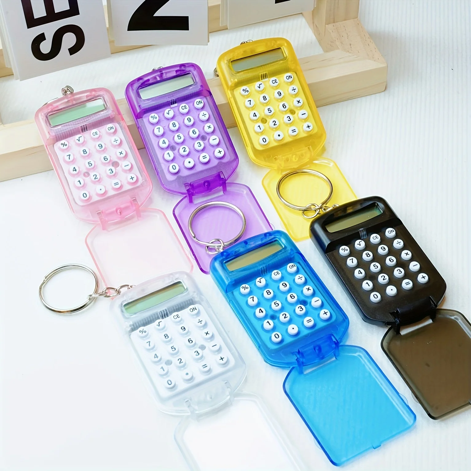 미니 만화 디자인 계산기, 키링 포함, 8자리 숫자 표 - Scientific Calculator For Secondary School 리뷰 및 가격