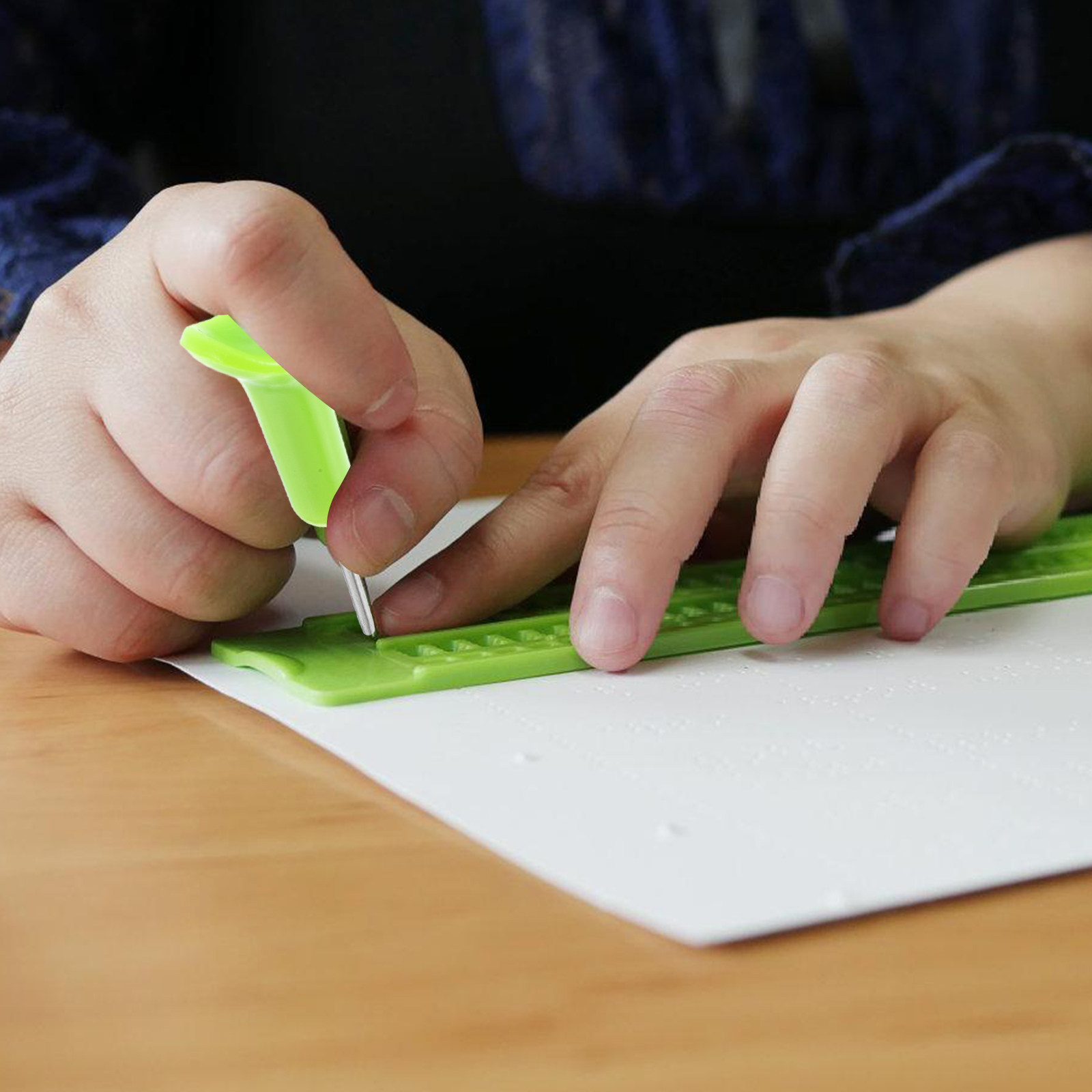 휴대용 플라스틱 및 스테인리스 스틸 점자 펜, 초보자  - Writing Tools 리뷰 및 가격