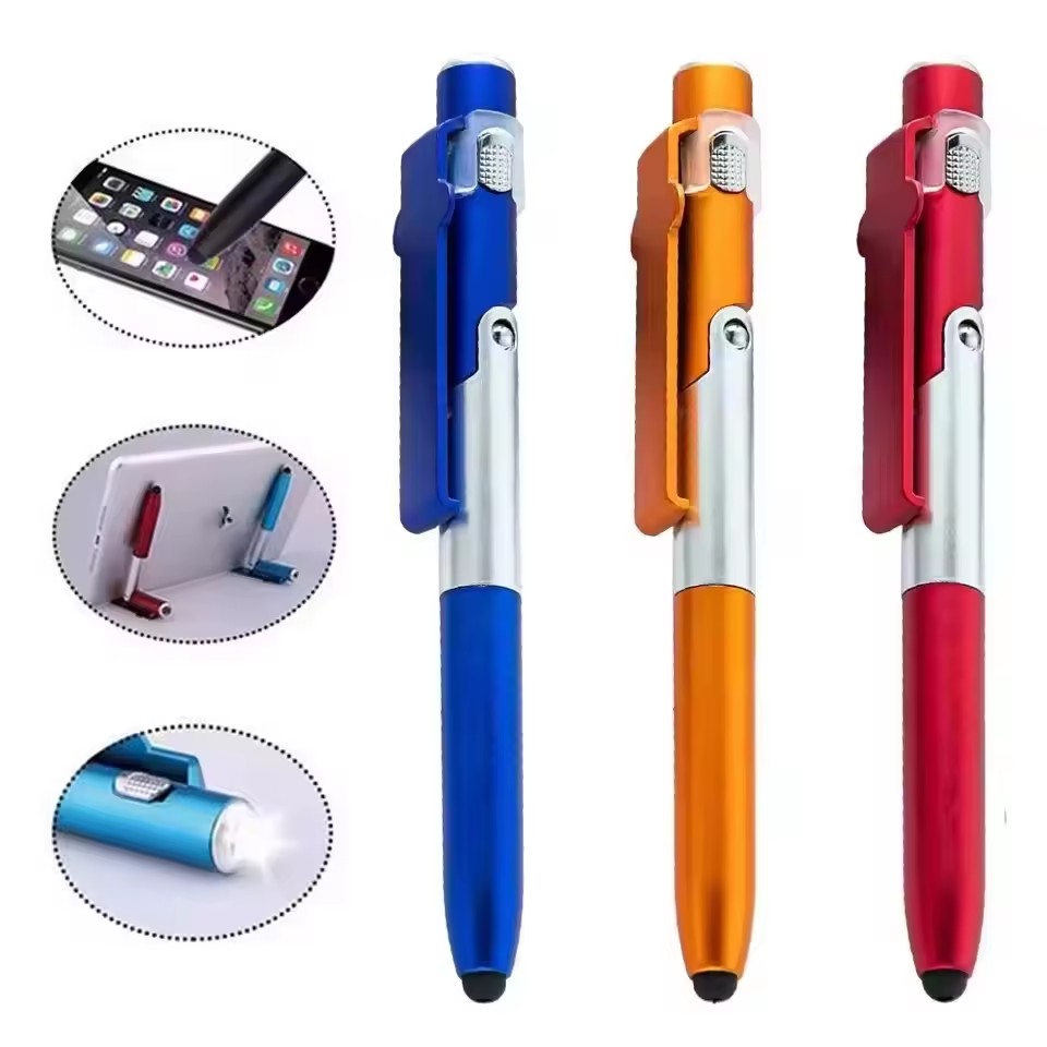 4가지 기능을 갖춘 다용도 볼펜: LED 라이트, 접이 - Writing Tools 리뷰 및 가격