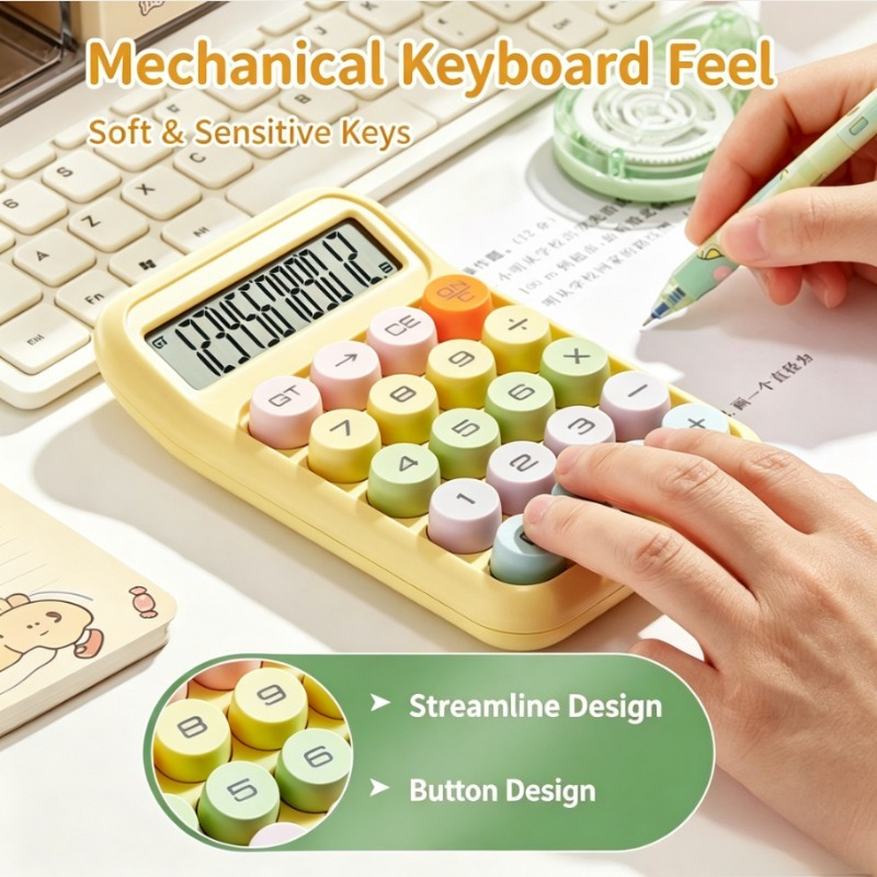 귀엽고 다채로운 색상의, 실제 기계식 키보드와 유사한  - Scientific Calculator For Secondary School 리뷰 및 가격