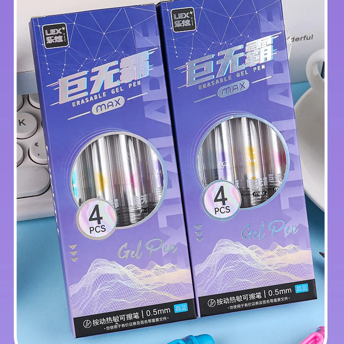 4개입, 지울 수 있는 젤 펜, 0.5mm 가는 팁,  - Retractable Eraser Pen Click 리뷰 및 가격