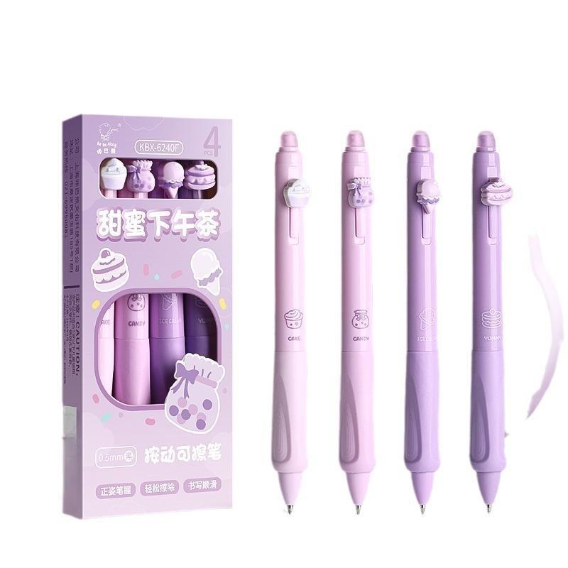 4개 또는 6개 세트의 지울 수 있는 젤 펜, 0.5m - Retractable Eraser Pen Click 리뷰 및 가격